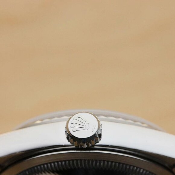 MENS ROLEX DATEJUST DIAMOND DIAL 18K WHITE GOLD & STEEL WATCH - Picture 6 of 6